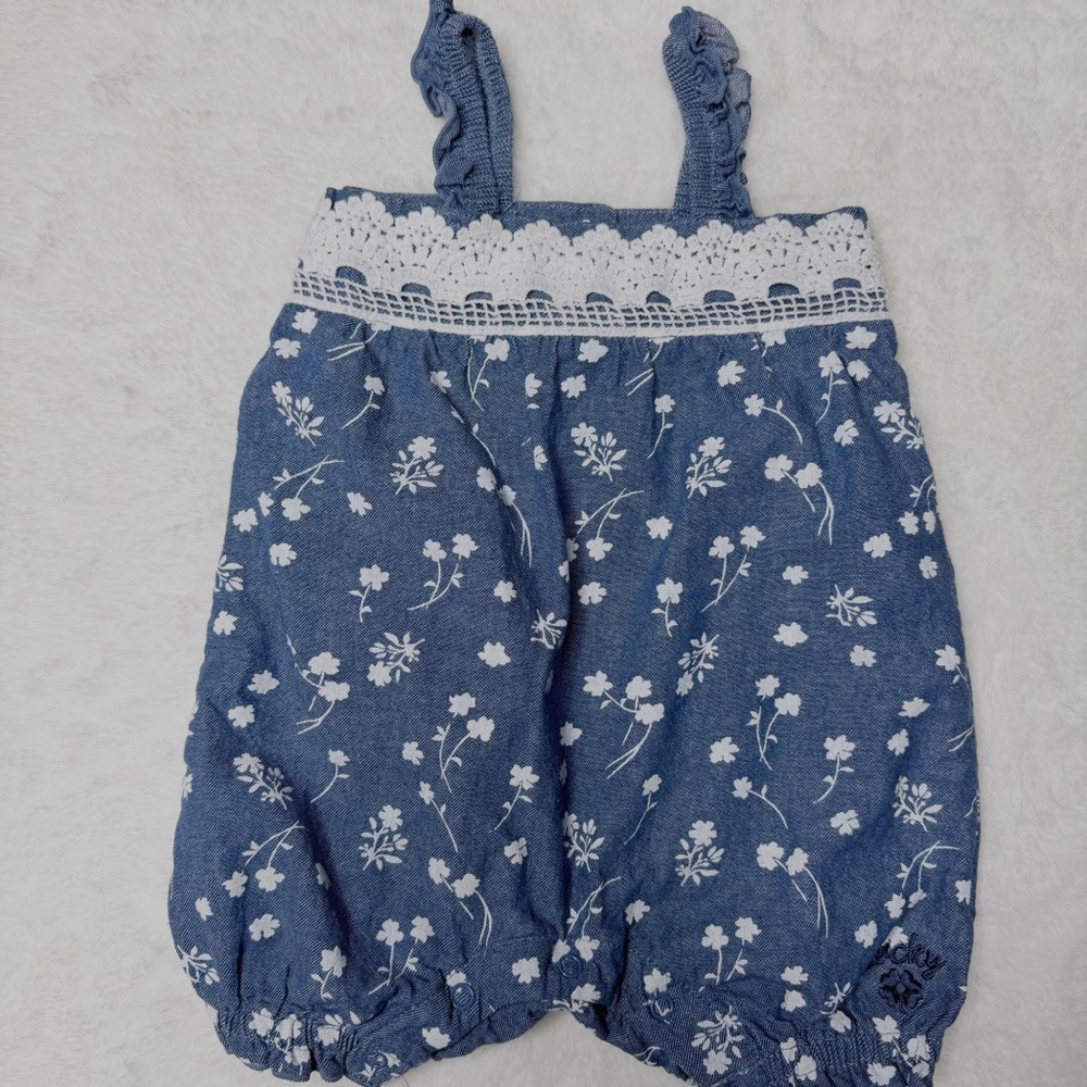 Lucky Brand Baby Girls Floral Romper